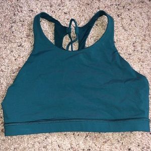 Lululemon dark green Tied Bra